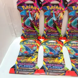 Pokemon Phantasmal Sleeved Booster Pack Lot Of 6 Sealed - Image 2