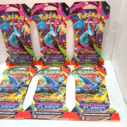 Pokemon Phantasmal Sleeved Booster Pack Lot Of 6 Sealed - Image 3