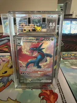 Pokemon Salamence EX Journey Together Special Illustration Rare 187/159 TAG 8.5 - Image 1