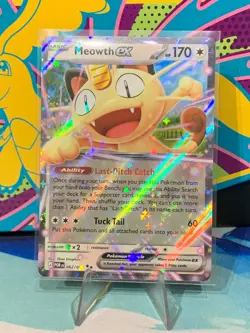 POKEMON TCG - MEOWTH EX - 062/088 - DOUBLE RARE- PERFECT ORDER - Image 1