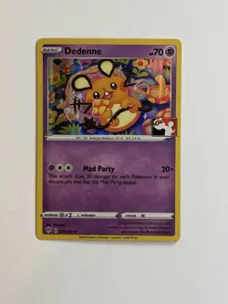 Dedenne 078/189 Pokemon Prize Pack Variant Darkness Ablaze Line Holo NM F* - Image 1