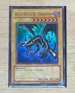 YUGIOH RED-EYES B. DRAGON SDJ-001 ULTRA (HP) - Image 1
