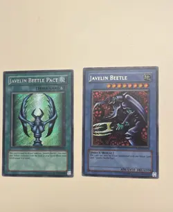 Javelin Beetle PP01-EN013 & Javelin Beetle Pact PP01-EN012 Secret Rare NM Yugioh - Image 1