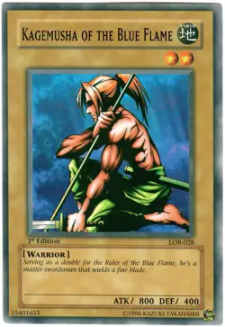 Yu-Gi-Oh! TCG 1st Edition Kagemusha of the Blue Flame LP - Image 1