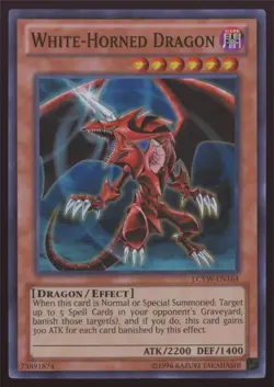 Yu-Gi-Oh! White-Horned Dragon #LCYW-EN164 Foil Super Rare - Image 1