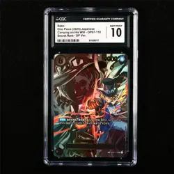 CGC 10 GEM MINT 2025 One Piece JPN Sabo OP07-118 SEC - Image 1