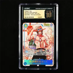 CGC 10 Pristine 2025 One Piece JPN Portgas D. Ace OP13-119 SEC (Alt Art) (2) - Image 1