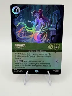 Disney Lorcana Megara - Secret Keeper - 213/204 - Epic - Holofoil NM, Unplayed - Image 1