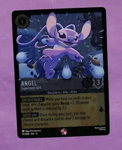 Disney Lorcana Winterspell #191/204 Angel - Experiment 624 | Legendary Cold Foil - Image 1