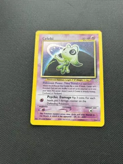 Pokemon Card Neo Revelation Set Holo Celebi 3/64 WOTC - Image 2