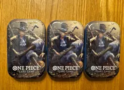 ONE PIECE CARD GAME - TIN PACK - SET VOL. 2 (TS-02 OP13) ENGLISH SABO - LOT of 3 - Image 1