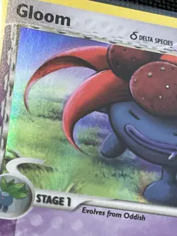 GLOOM - 42/110 - EX HOLON PHANTOMS - REVERSE HOLO STAMP - POKEMON CARD - NM - Image 2