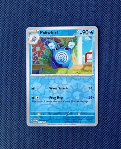 Pokemon Card Poliwhirl Pokemon 151 Reverse Holo Common 061/165 Near Mint - Image 1