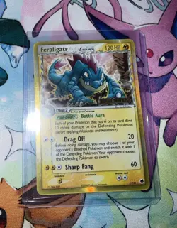 Feraligatr Delta Species 2/101 STAMPED Dragon Frontiers Reverse Holo Card 2006! - Image 1