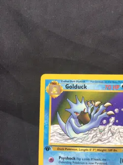Pokemon Cards: Fossil 1st Edition Uncommon: Golduck 35/62 - Image 2