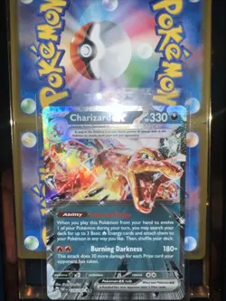 Pokemon TCG Charizard EX Obsidian Flames Double Rare Card 125/197 - Image 1