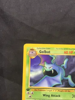Pokemon Cards: Fossil 1st Edition Uncommon: Golbat 34/62 - Image 2