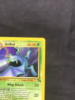 Pokemon Cards: Fossil 1st Edition Uncommon: Golbat 34/62 - Image 3