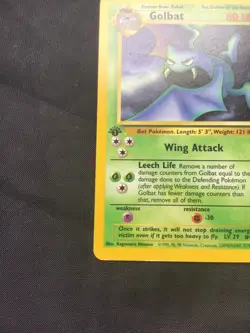 Pokemon Cards: Fossil 1st Edition Uncommon: Golbat 34/62 - Image 5