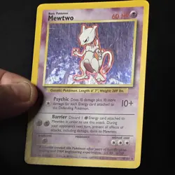 Mewtwo 10/102 Base Set Holo Rare Pokemon Card WOTC 1999 Vintage - Image 4