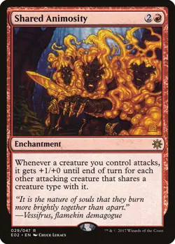 MTG Shared Animosity | Explorers of Ixalan Regular NM - Image 1