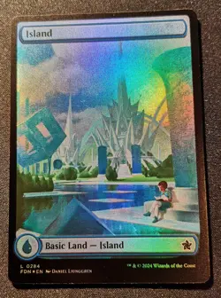 Island - Foil - Full Art - FDN - MTG - EN - 0284 - Image 1