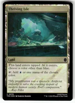 Thriving Isle 78 NM Surge Foil MTG TMC Magic - Image 1