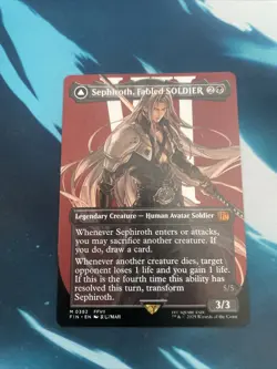Sephiroth, Fabled SOLDIER (0382) (Borderless) Final Fantasy NM mtg - Image 1