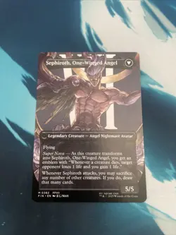 Sephiroth, Fabled SOLDIER (0382) (Borderless) Final Fantasy NM mtg - Image 2