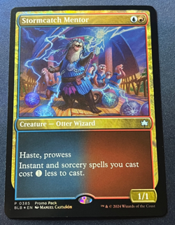 MTG Stormcatch Mentor FOIL Bloomburrow 0385 Magic the Gathering - Image 1