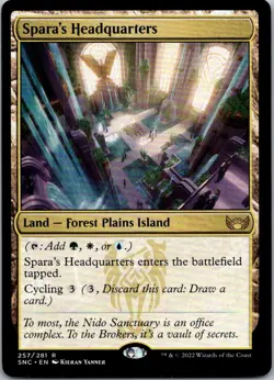 Spara's Headquarters R Streets of New Capenna 257 NM Normal - Image 1