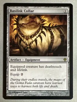 MTG / Basilisk Collar / WWK / #122 / Regular / Rare / NM - Image 1