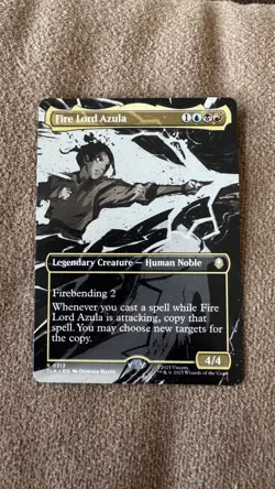 Fire Lord Azula (0313) (Borderless) Avatar: The Last Airbender Regular NM - Image 1