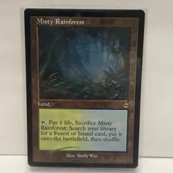 Misty Rainforest (Retro Frame) (Foil Etched) Modern Horizons 2 NM MTG - Image 1