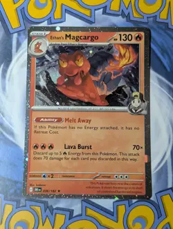 Ethan's Magcargo 036 & Arven's 159 Cosmos Holo Destined Rivals Promo Pokemon Tcg - Image 3