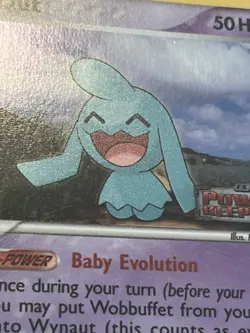 Pokemon Card - Wynaut Power Keepers 70/108 Common Reverse Holo Stamped - Image 2