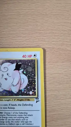 Pokemon TCG Base Set 2 Clefairy Holo Rare 6/130 MP - Image 4