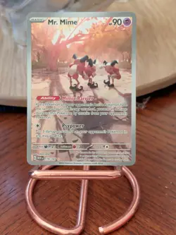 Pokemon TCG Mr. Mime 179/165 Sv: Scarlet & Violet 151 Holo - Image 1