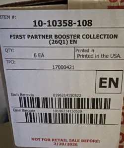Pokemon TCG First Partner Illustration Series 1 - 6 Box Case Factory Sealed - Image 1