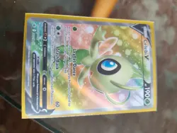 Celebi V (Full Art) 160/198 Sword & Shield - ultra rare Holo Pokemon card cool - Image 1