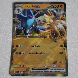 Lucario ex 82/142 Pokemon TCG Stellar Crown NM - Image 1
