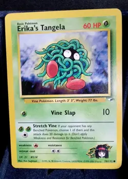 Pokemon TCG Erikas Tangela 79/132 Gym Challenge English Vintage NM - Image 1