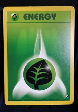 Pokemon TCG Grass Energy 129/132 Gym Heroes English Near Mint - Image 1