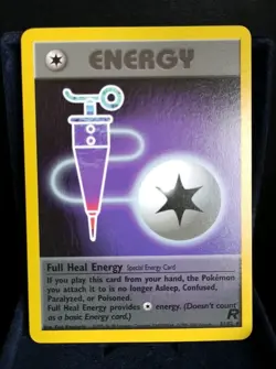 Pokemon TCG Full Heal Energy 81/82 Team Rocket English Near Mint - Image 1