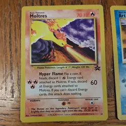 2000 Pokemon TCG MOLTRES 21 ARTICUNO 22 ZAPDOS 23 BLACK STAR PROMO MOVIE SET - Image 2