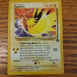 2000 Pokemon TCG MOLTRES 21 ARTICUNO 22 ZAPDOS 23 BLACK STAR PROMO MOVIE SET - Image 4