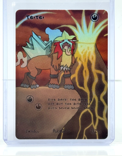 Teitei (Entei) 2/2 - Pokederp First Print Fan Art- NOT Pokemon JWILLYGUY ART - Image 1