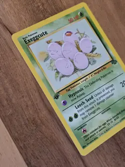 Exeggcute 1st Edition Excellent Pokemon TCG Jungle Set #52/64 1999 *spot at top* - Image 4