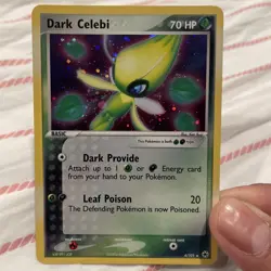 Pokemon 2004 - Dark Celebi 4/101 - Hidden Legends Holo - Near Mint - Image 1