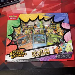 Pokemon TCG: Mega Evolution Ascended Heroes Deluxe Pin Collection Factory Sealed - Image 1